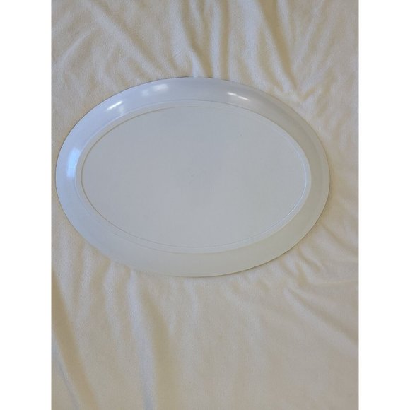 NEW Brookpark Vintage Christmas Tree Melamine Serving Platter 21x15" Holiday - Picture 3 of 3